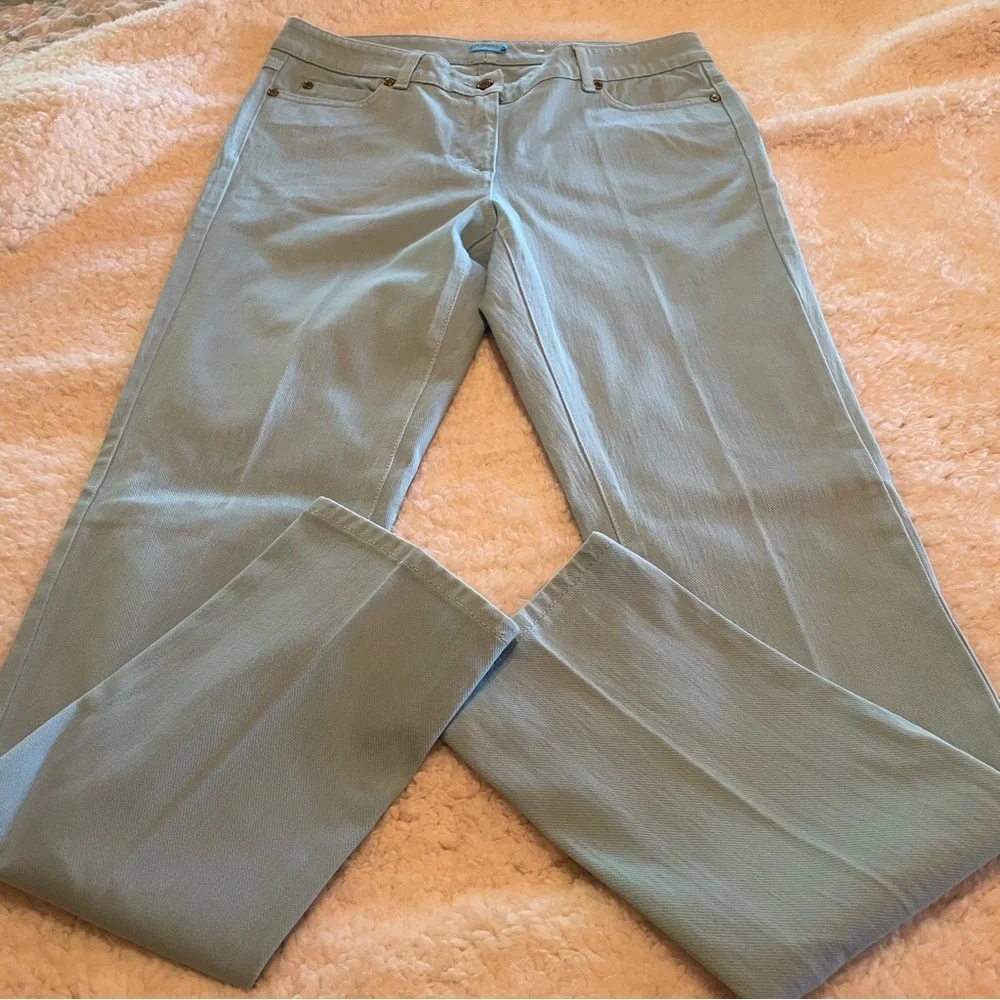 J. McLaughlin Light Blue Straight Leg jeans size 8